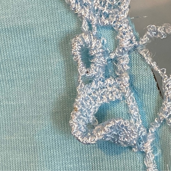 Sirens Light Blue Cowl Neck Lace Racerback Top Size Small - Picture 15 of 16